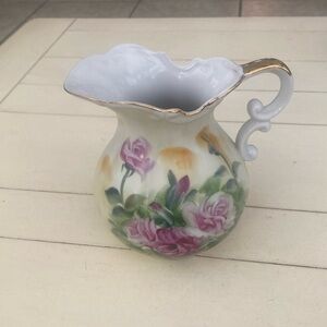Lefton hand painted pitcher